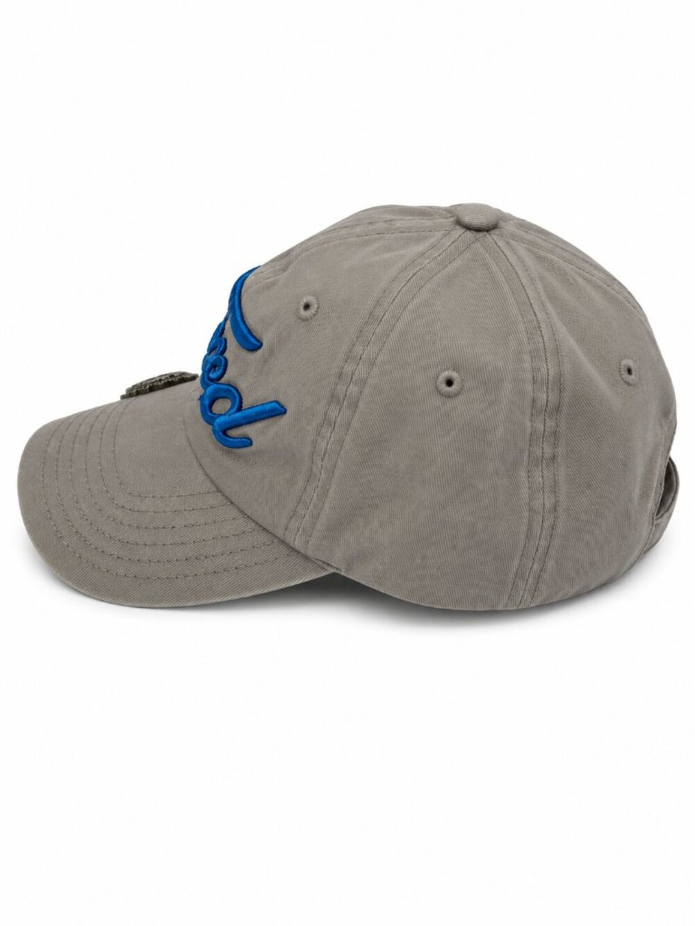 Ford Gray Adjustable Baseball Cap with Built-In Bottle Opener | Embroidered Blue - Picture 4 of 5